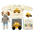 Knit Taxi Baby Romper and Taxi Toys Baby Gift Set by Estella - Sumiye Co