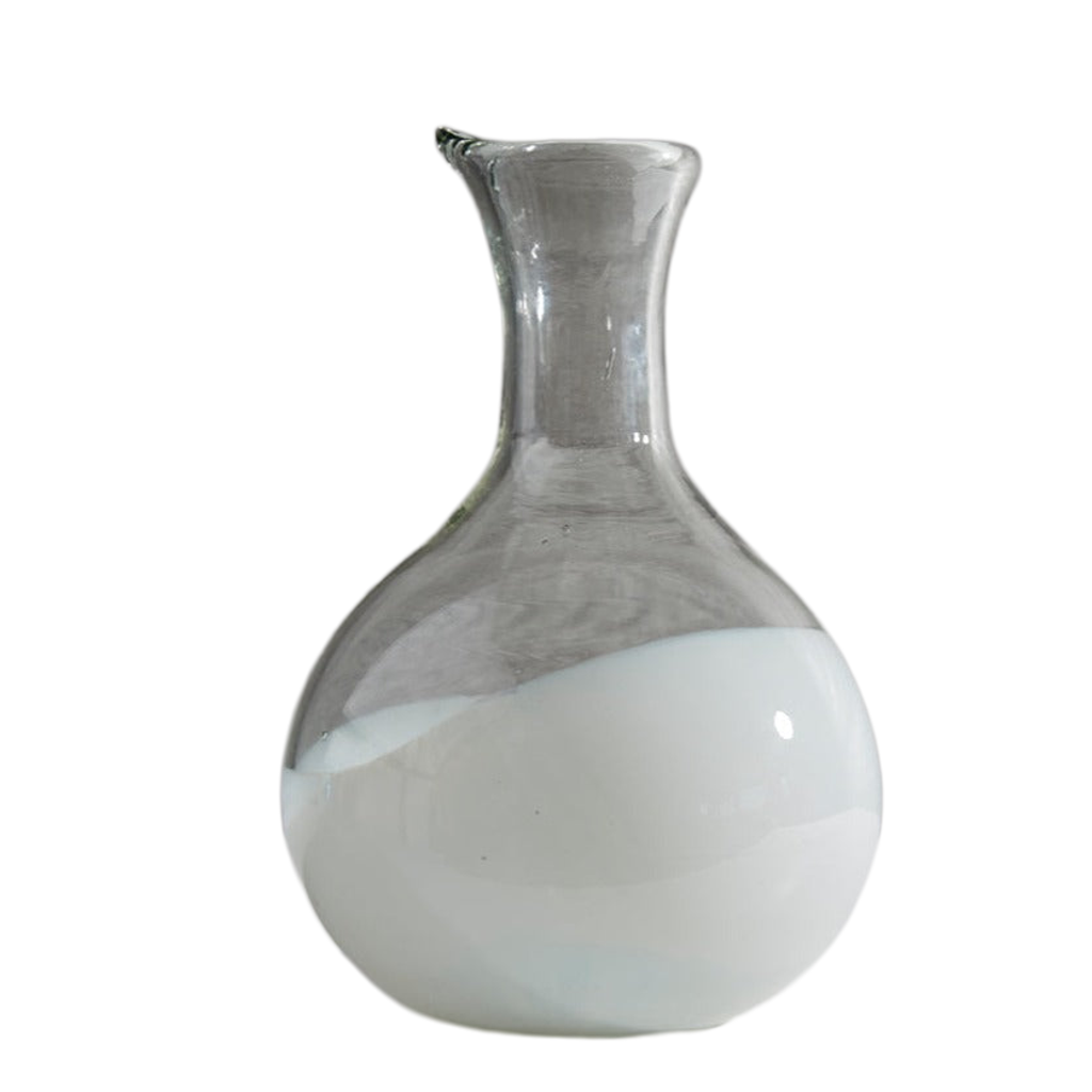 Handblown Glass Carafe 10" x 7" (60oz/ 1.8L) - Sumiye Co