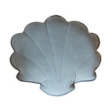 Large Velvet “Grey Mint” Shell Pillow