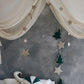 Garland Cotton & Linen “Green Christmas Tree” | Nursery & Kids Room Decor