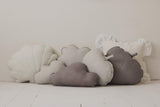 Cloud Pillow Linen “Grey” Cloud Pillow | Kids Room & Nursery Decor - Sumiye Co