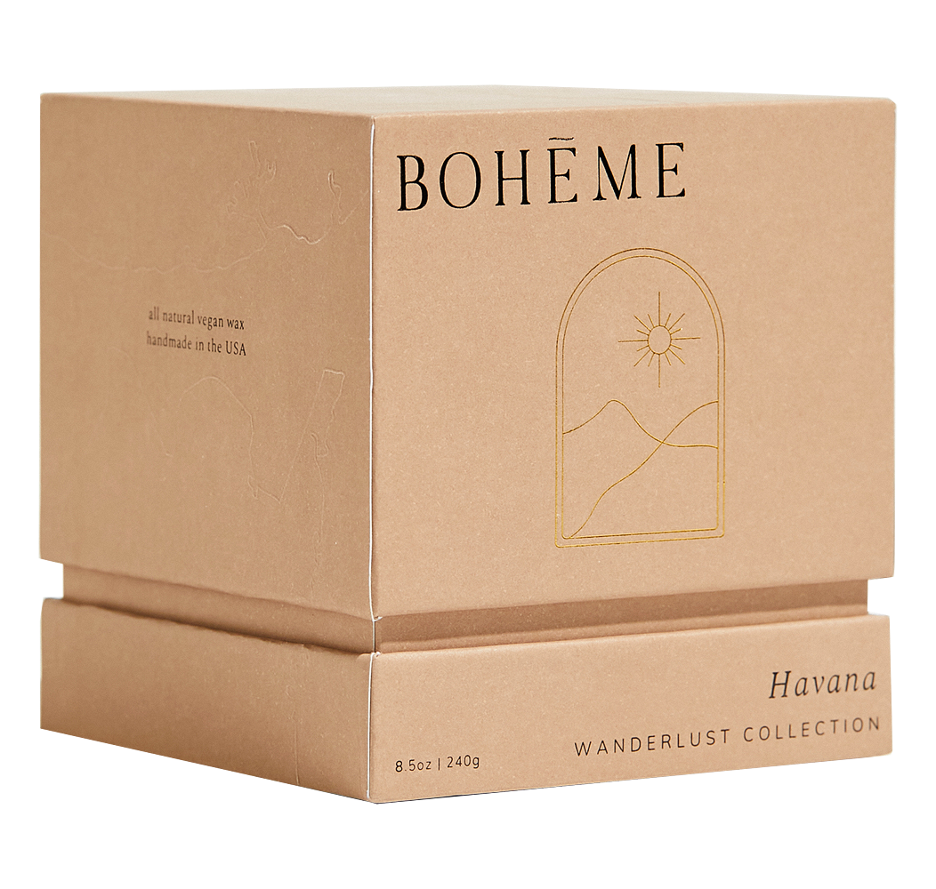 Havana Scented Candle by Boheme Fragrances - Sumiye Co