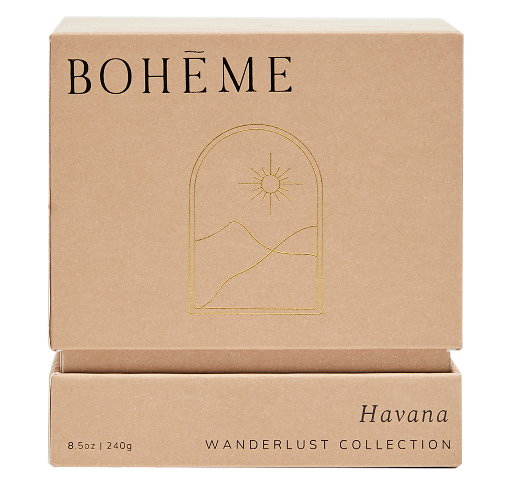 Havana Scented Candle by Boheme Fragrances - Sumiye Co