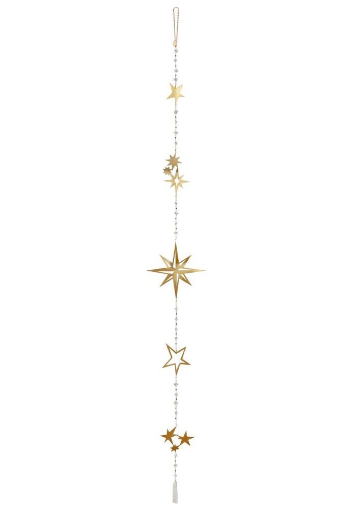 Colgante de pared con forma de estrella de diamante Herkimer