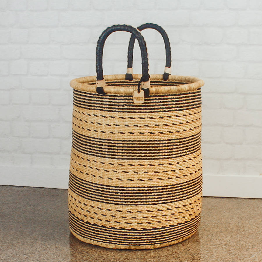 Bolga Baskets Laundry Hamper | Ghana - Sumiye Co