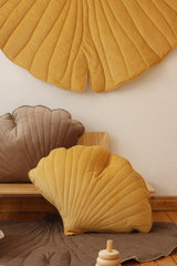 Velvet  “Honey” Ginkgo Leaf Mat by Moi Mili - Sumiye Co