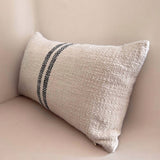 Hugh Lumbar Throw Pillow - Cream - Sumiye Co