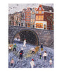 Ice Skating on the Canal 1000 Piece Puzzle | Artist Rachel Victoria Hillis - Sumiye Co