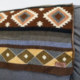 Alpaca Wool Reversible Throw Blanket - Mojave 45" x 39" - Sumiye Co