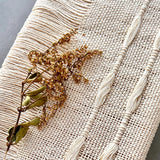 TALLO de OLIVO White Thread Table Runner | Colombia - Sumiye Co