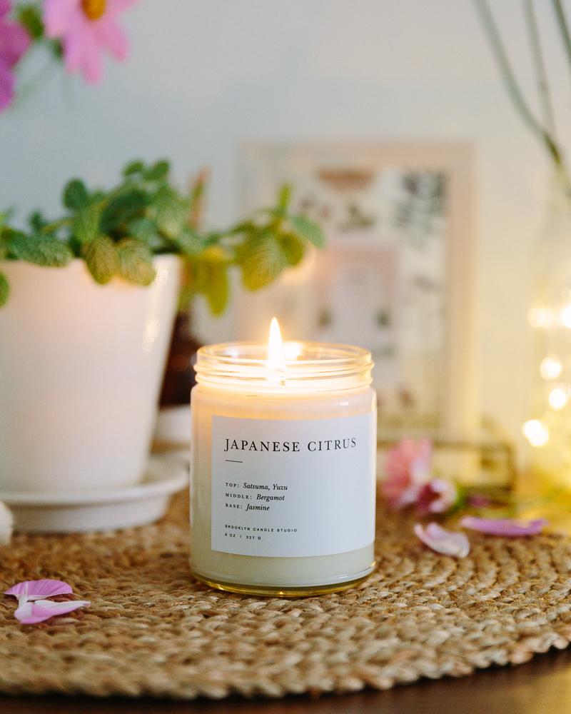 Japanese Citrus Minimalist Candle by Brooklyn Candle Studio - Sumiye Co