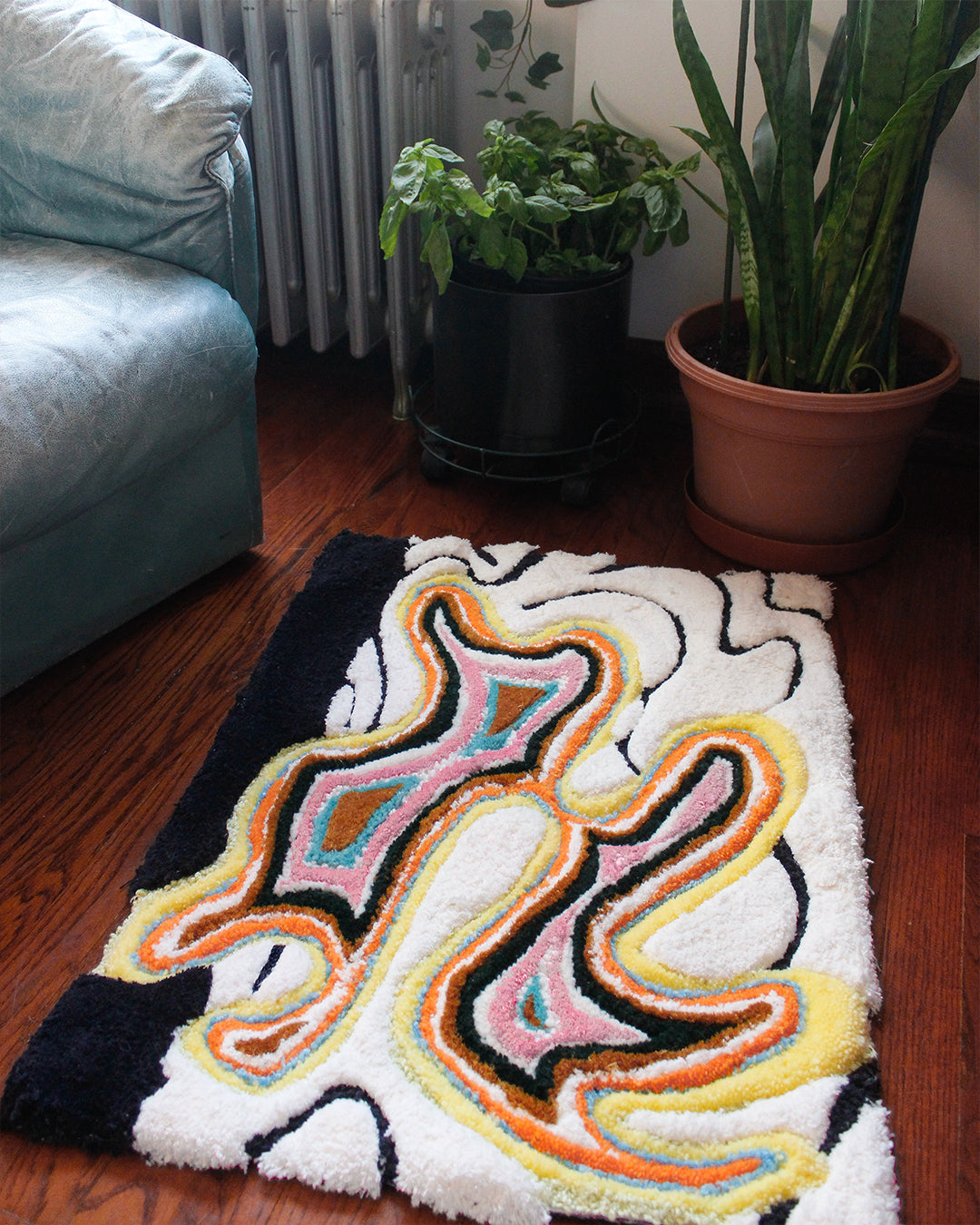 Abstract Canyon Tufted Rug by JUBI | Handmade - 100% New Zealand Wool - Sumiye Co