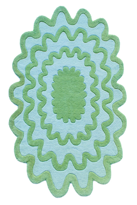 Burst Hand Tufted Wool Rug by JUBI - Sumiye Co