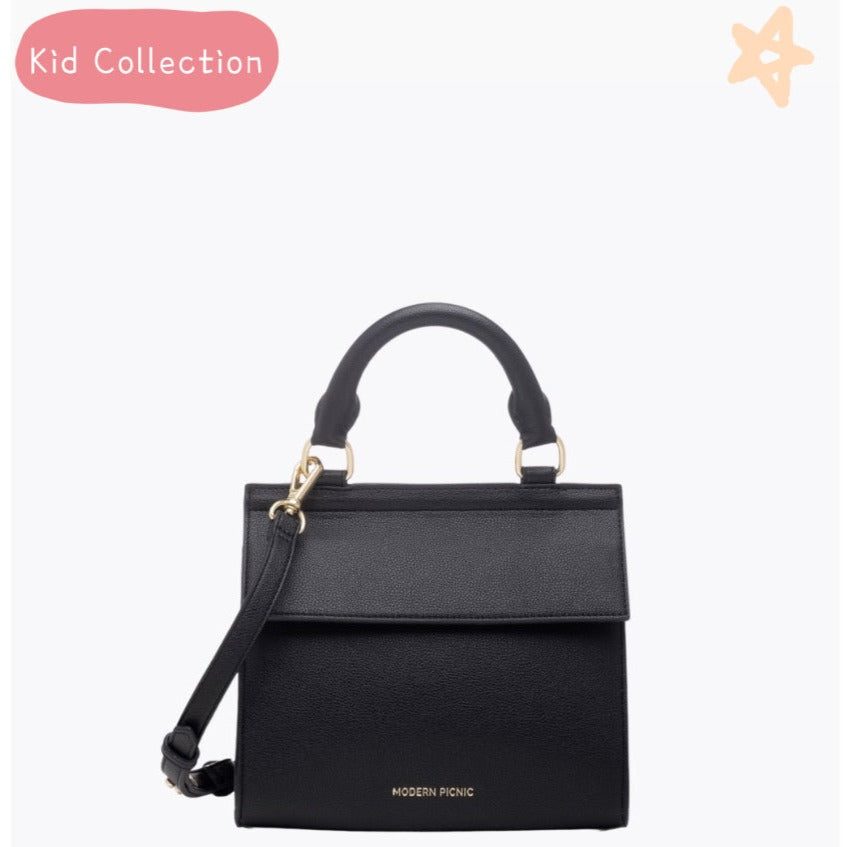 The Kids Mini - Black | Designer Lunch Bags & Totes