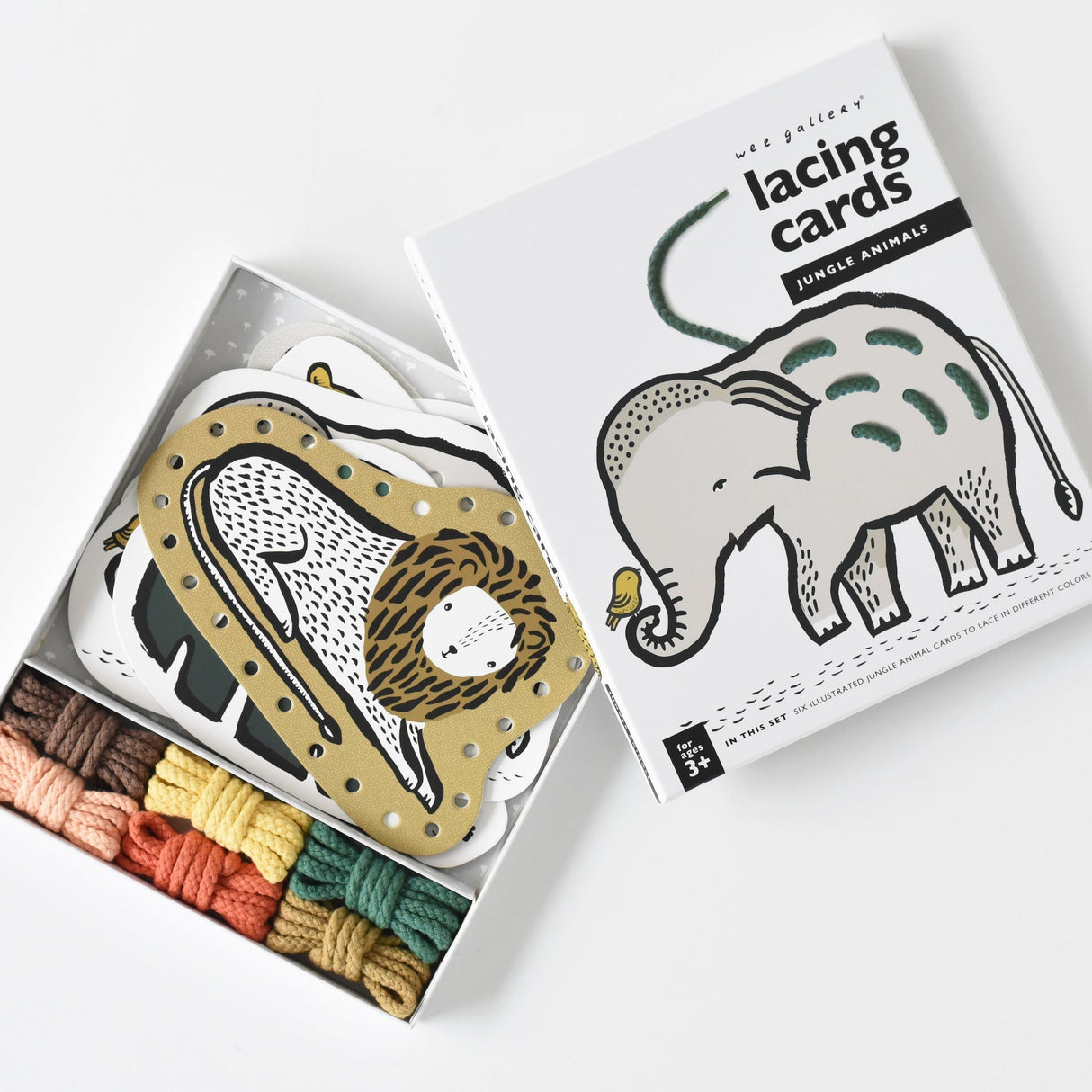 Lacing Cards - Jungle Animals - Sumiye Co