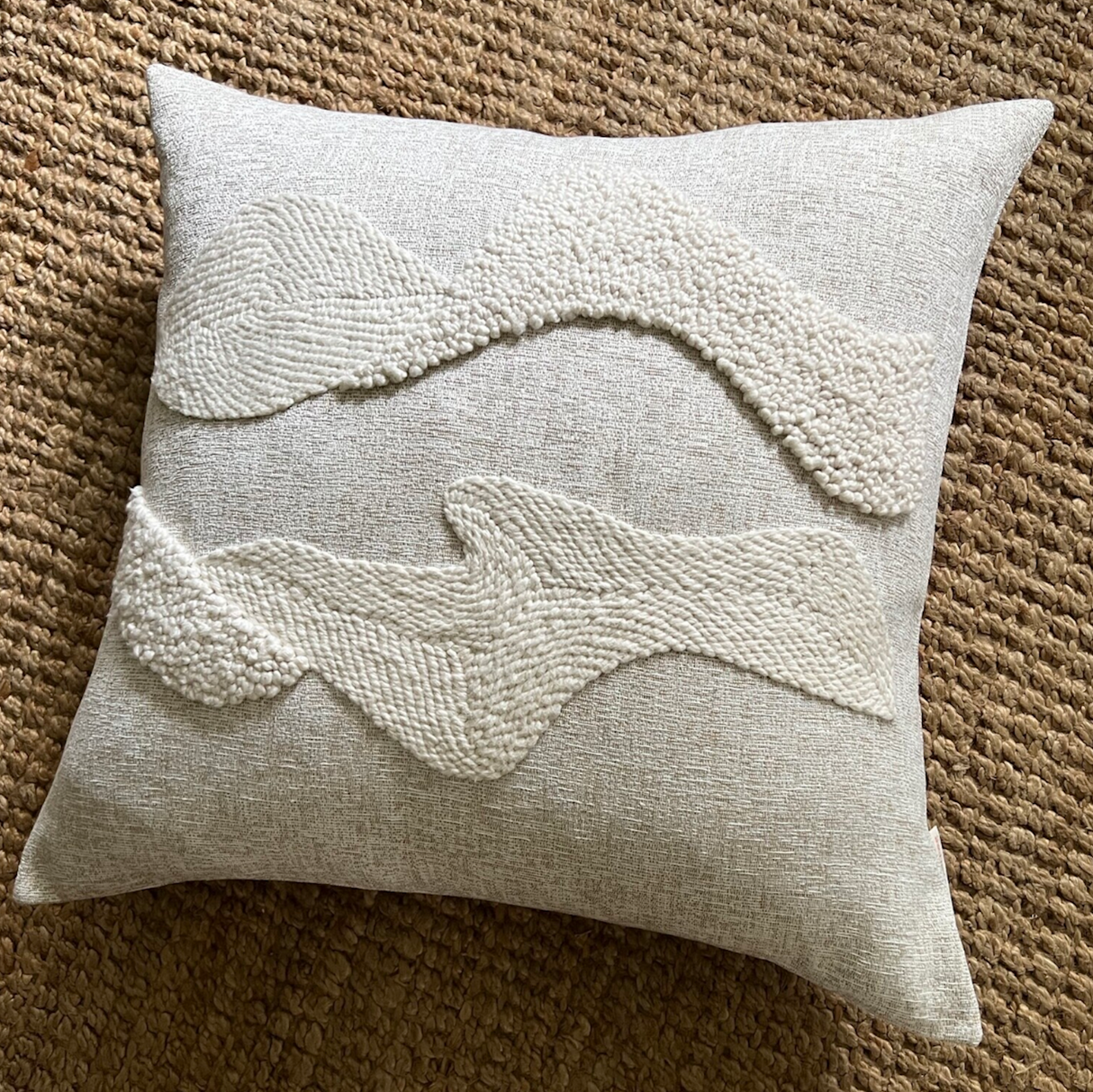 Punch Needle Pillow - Landscapes Pattern No 1 - Sumiye Co