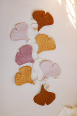 Ginkgo Leaves Garland “Late Autumn” | Nursery & Kids Room Decor - Sumiye Co