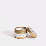 Leather Jacket Gold Travel Candle by Brooklyn Candle Studio - Sumiye Co