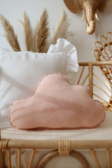 Cloud Pillow Linen “Light Pink” | Kids Room & Nursery Decor - Sumiye Co