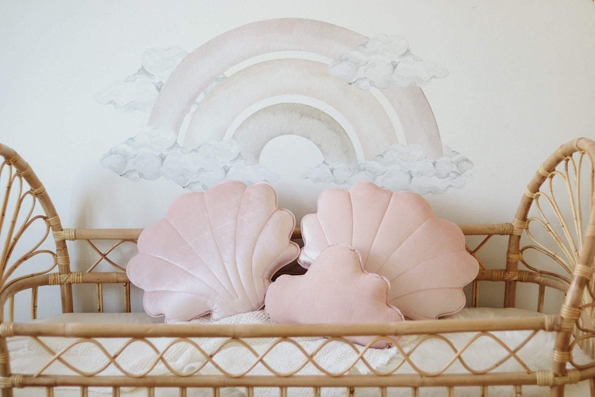 Cloud Pillow Linen “Light Pink” | Kids Room & Nursery Decor - Sumiye Co