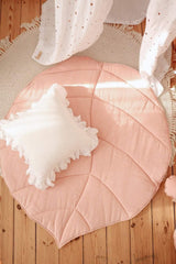 Linen “Light Pink” Leaf Mat by Moi Mili - Sumiye Co