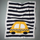 Organic Baby Lovey Blanket - Large Taxi by Estella - Sumiye Co