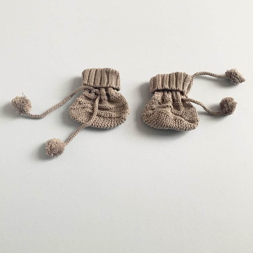 Organic Baby Knit Booties by Estella - Sumiye Co