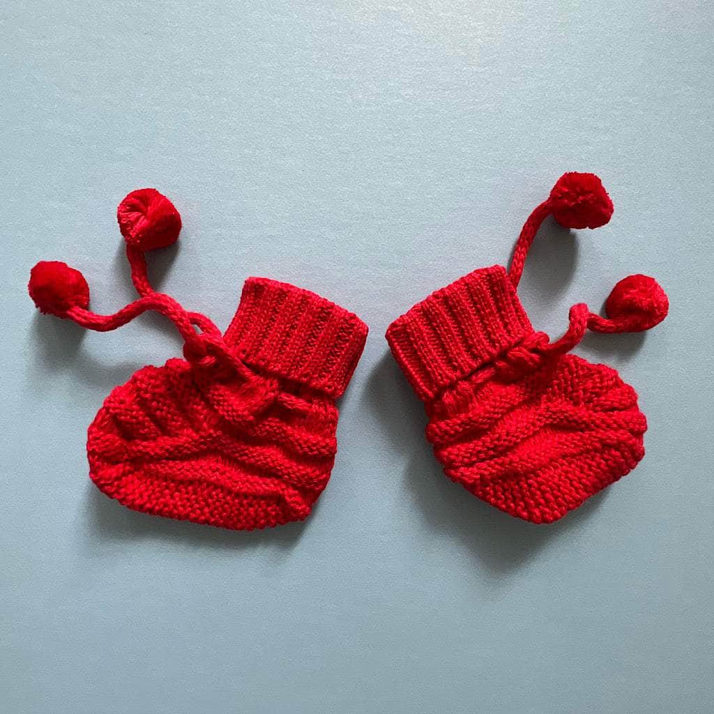Organic Baby Knit Booties by Estella - Sumiye Co