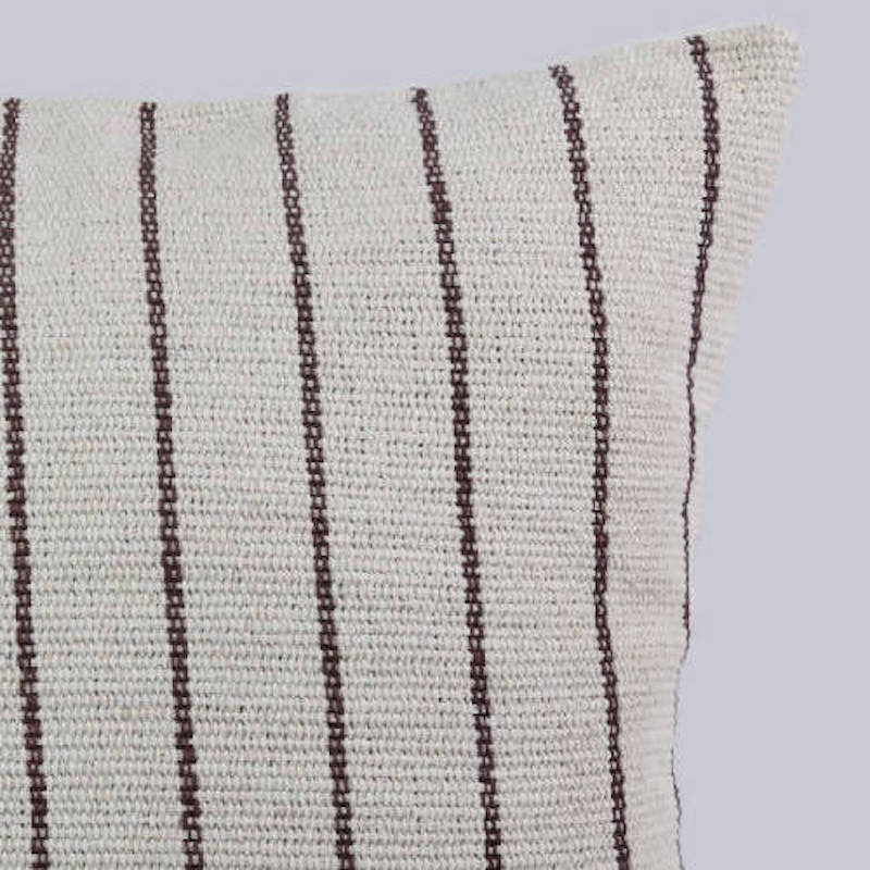 20" x 20" Heavy Striped Throw Pillow Cover | Nepal - Sumiye Co