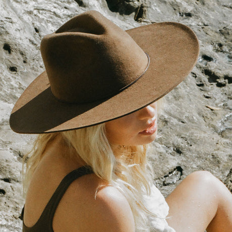 The Dre Western Rancher Hat - Oak by Made by Minga - Sumiye Co