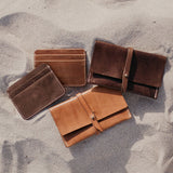 Small Leather Pocket Wallet - Sumiye Co