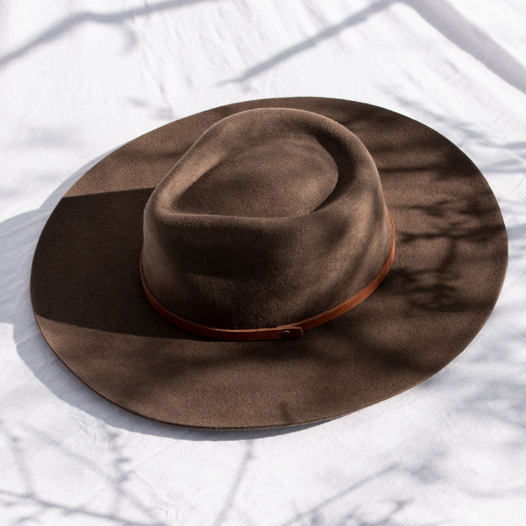 La Vida Wool Rancher Hat - Oak by Made by Minga