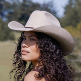 Karina Wool Cowboy Hat - Taupe by Made by Minga - Sumiye Co