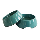 Bamboo Dog Bowl - Eco-Friendly, Non-Toxic, Teal Blue Design-0