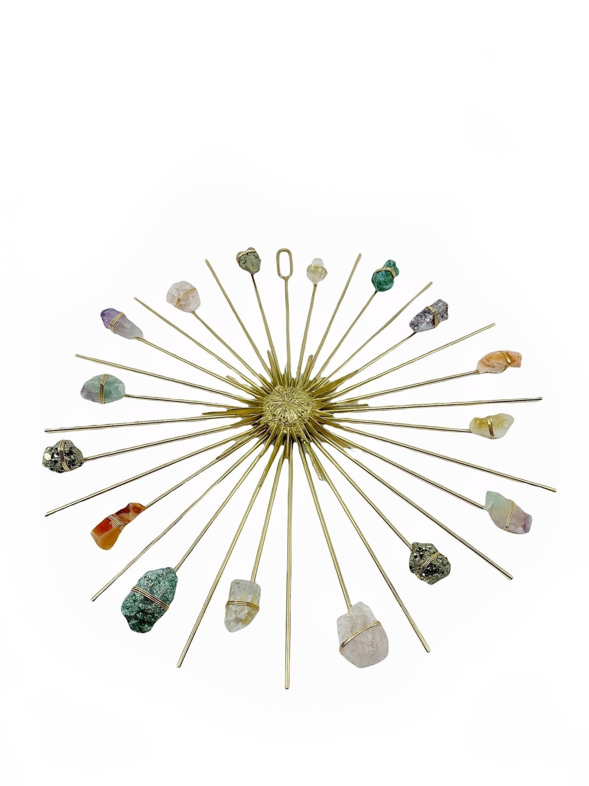 Mega Rainbow Sunburst Healing Crystal Grid