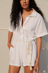 Mia Romper - White