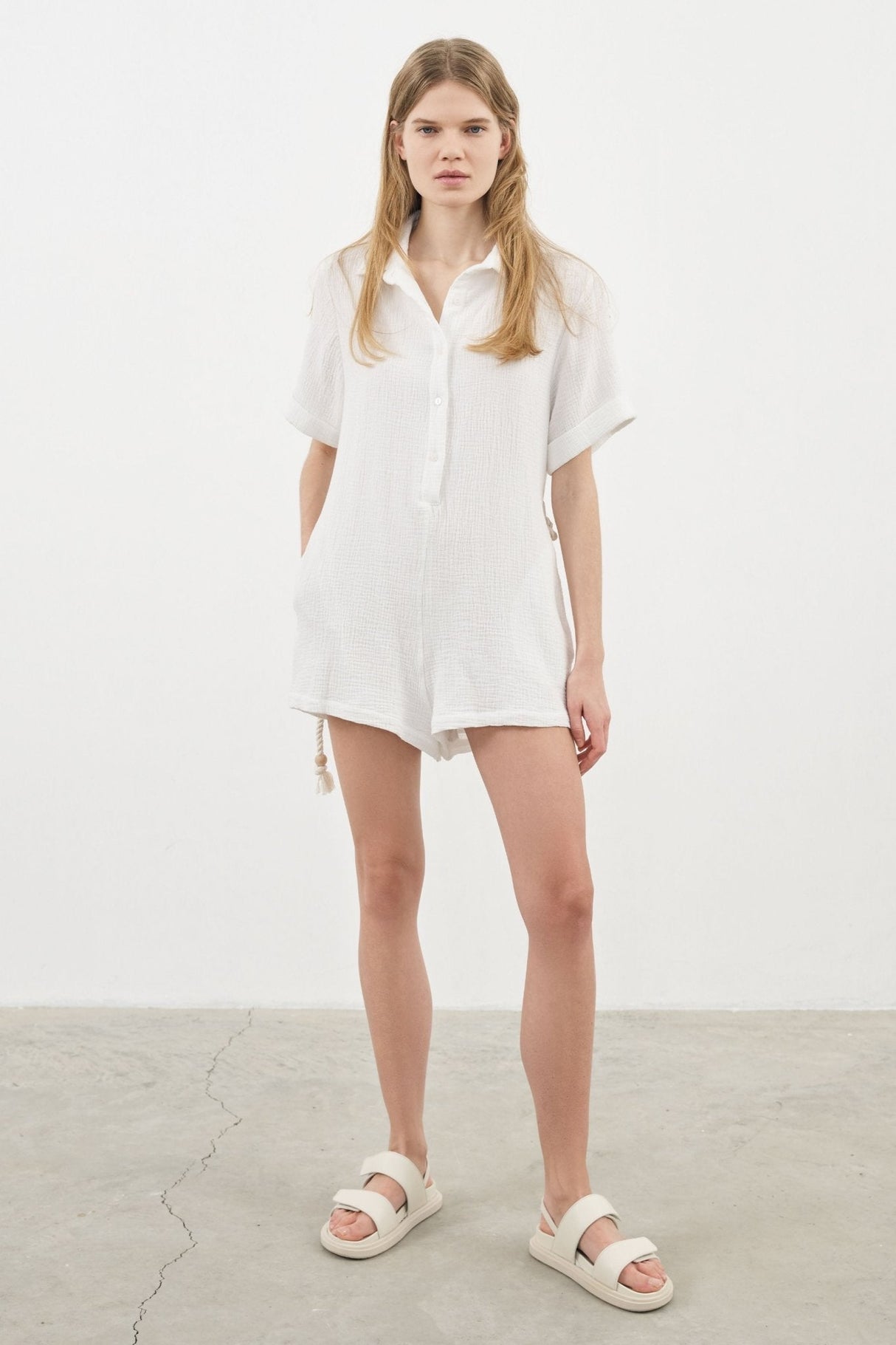 Mia Romper - White