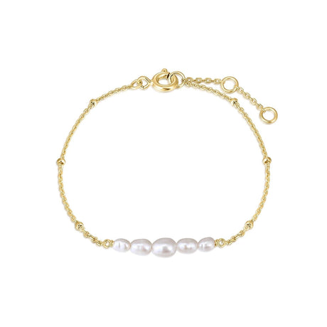 Micro Clustered Pearl & Bead Bracelet - Sumiye Co