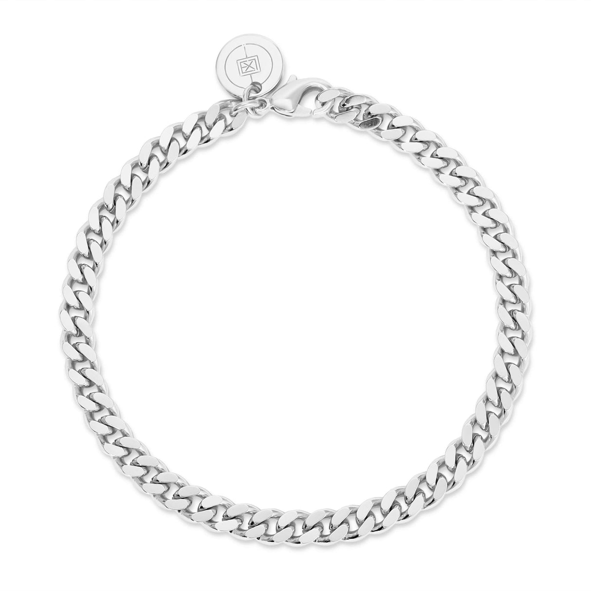 5mm Micro Link Curb Chain Anklet - Sumiye Co