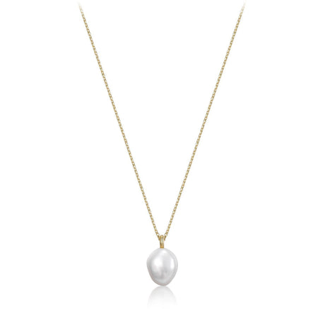 Mini Pearl Pendant Necklace - Sumiye Co
