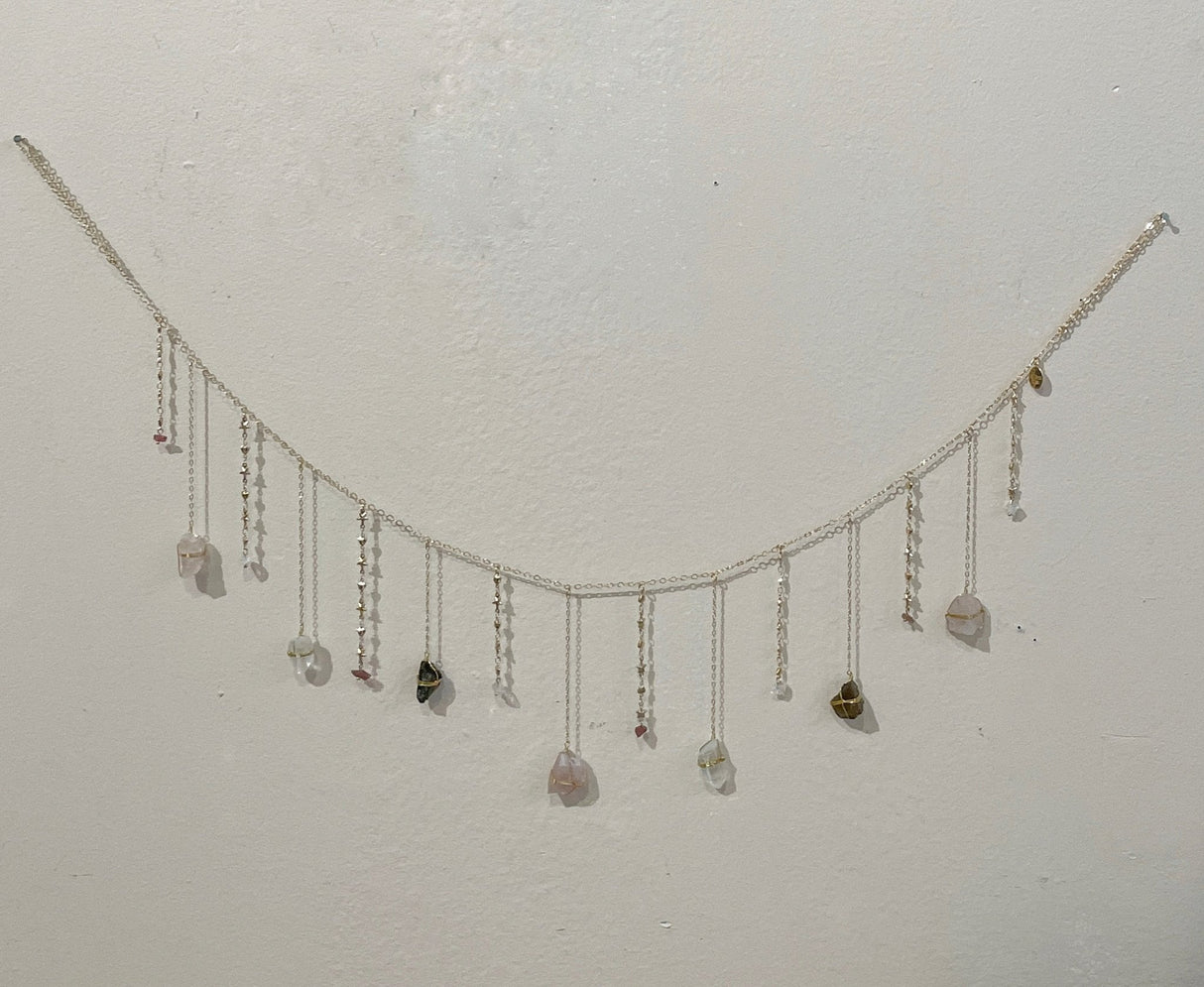 Mini Triple Quartz Healing Crystal Garland - Sumiye Co