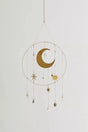 Moon and Stars - Healing Crystal- dreamcatcher - Sumiye Co