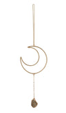 Moon Wall Hanging With Pyrite