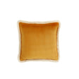 Pillow with Fringe Soft Velvet "Mustard" | Kids Room & Nursery Decor - Sumiye Co