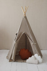 Teepee Tent “Natural Linen” - Sumiye Co