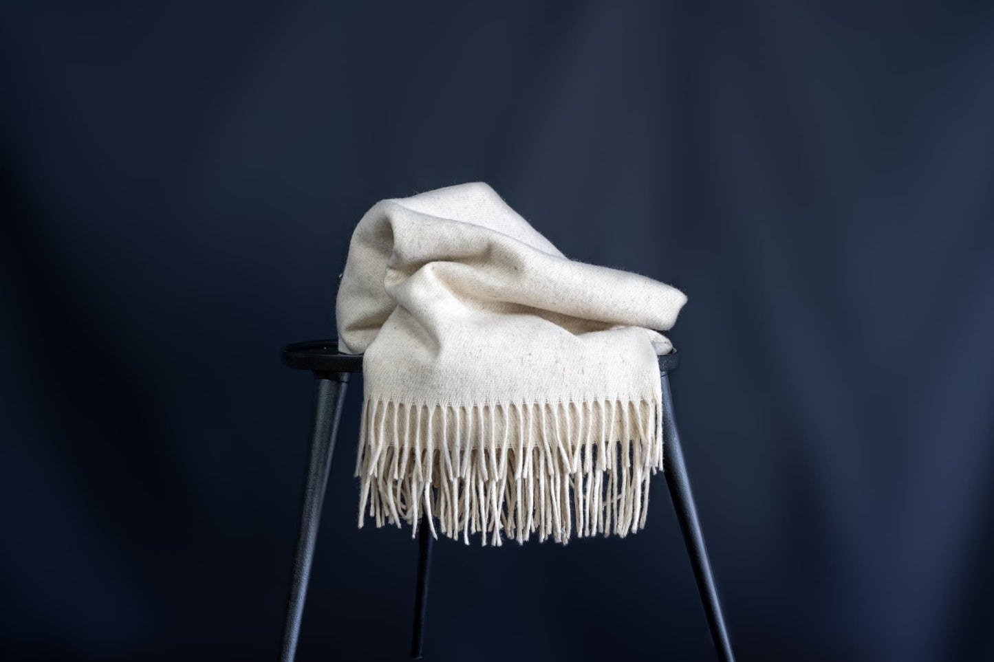 Natural Wool Cocoon Blanket - Ecru by Wool+Clay
