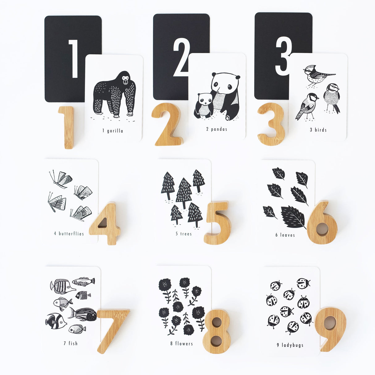 Nature Number Cards - Sumiye Co