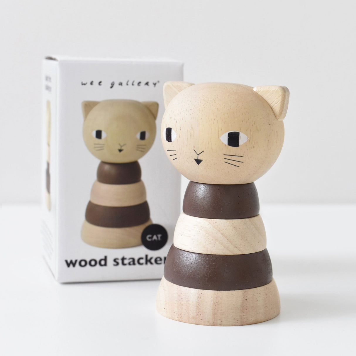 Wood Stacker - Cat - Sumiye Co