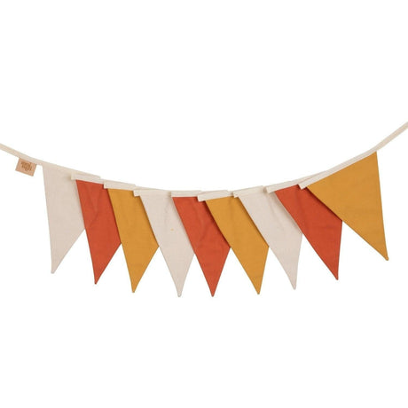 Bunting Cotton Garland “Ochre” | Nursery & Kids Room Decor - Sumiye Co