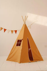 Teepee Tent “Ochre” + Mat Set - Sumiye Co